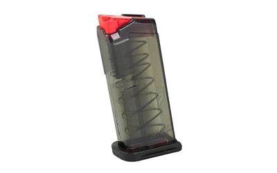 primary-18498 Elite Tactical Systems Group ETS Mag for GLK 43 translucent smoke magazine with red follower