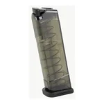 Elite Tactical Systems Group ETS MAG FOR GLK 42, translucent smoke front view with black base