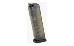 Elite Tactical Systems Group ETS MAG FOR GLK 42, translucent smoke front view with black base
