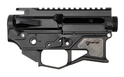 FORTIS LICENSE GEN II AR15 SET AMBI black receiver set, left-side view with top rail