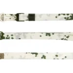 Edgar Sherman Design ESD Sling in snow camo, laid flat with buckles and adjustment loops