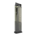 Elite Tactical Systems Group ETS magazine, translucent smoke finish, front view