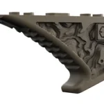 Edgar Sherman Design ESD ENHANCED FOREGRIP FDE textured brown angled grip, right-side view