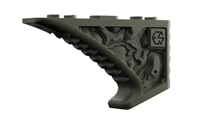 Edgar Sherman Design ESD ENHANCED FOREGRIP RANGER GREEN textured green grip, right-side view