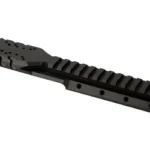 SAMSON HNNIBL RL FOR RGR MINI 14 black angled top view with slotted rail and vent holes