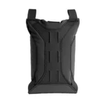 Edgar Sherman Design ESD NOTCH SHOOTING BAG black, front view with notched top and pull tabs