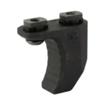 ARISAKA HAND STOP M-LOK BLACK angled view with curved grip and two top screws