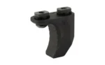 ARISAKA HAND STOP M-LOK BLACK angled view with curved grip and two top screws