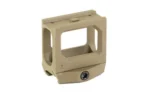 Arisaka RDM Aimpoint Micro FDE, angled side view with open frame and mounting screw