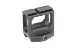 ARISAKA RDM AIMPNT ACRO 2.26 BLK black angled front view with rectangular opening and screw