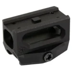 ARISAKA RDM AIMPNT MICRO 1.54 BLK black angled side view with oval opening and base screw