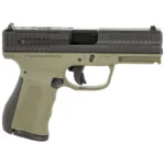 FMK Firearms Inc. FMK Mach 9 Handgun 9mm Luger 10rd Magazine(1) 4" Barrel Optic Ready OD Green Frame