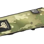 ODIN SPPRSSR Mirage CVR, multicam angled view with logo patch and black edging