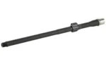 Odin BBL 300 BLK medium profile barrel, black angled side view with silver muzzle end