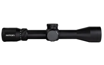 RITON 3 PRIMAL 3-15X44 scope, black right-side view with adjustment turrets and textured rings