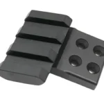 RITON 45 OFFSET PICATINNY RAIL black angled view with five rail slots and four mounting holes