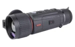IRay Vista S50R thermal monocular, black angled side view with lens, eyecup and top controls
