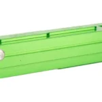 ODIN WORKS Vise Block Gen 2 Green, angled top view with bright green body and silver pins