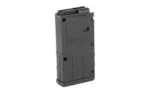 Tippmann Arms Company M4-22 magazine, black angled front view with textured body