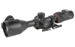 NOCPIX THERMAL WEAPON SIGHT black right-side view with large objective lens, turrets and mount