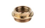 Rearden Atlas Alpha heat-treated metal adapter, angled top view with internal and external threads