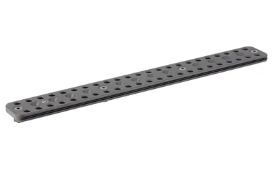 primary-18812 ULTRADYNE UD DYNA ARCA RAIL 12.45 black angled top view with rows of mounting holes