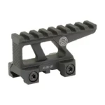 GBRS GROUP LERNA MOUNT XPS BLK, black angled side view with long top rail and open frame