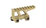 GBRS GROUP LERNA MOUNT XPS FDE, tan angled side view with long top rail and open frame