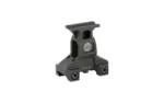 GBRS GROUP LERNA MOUNT KIT MRO BLK, black angled side view with raised platform and two screws