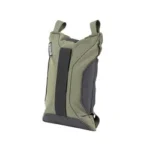 Edgar Sherman Design ESD NOTCH SHOOTING BAG ranger green and black, upright side view with handles