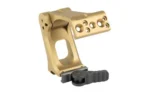 GBRS 2.91 FTC Magnifier MNT OMNI FDE, tan mount in angled side view with black lever