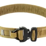 GBRS GROUP ASSLTR BLT SYS V3 MED CB coyote brown belt, front view with black buckle