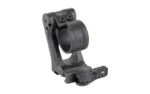 GBRS 2.91 FTC Magnifier Mount, black angled view with circular clamp and flip lever