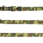 Edgar Sherman Design ESD Sling Jungle Frogskin, green camouflage sling laid flat with buckles
