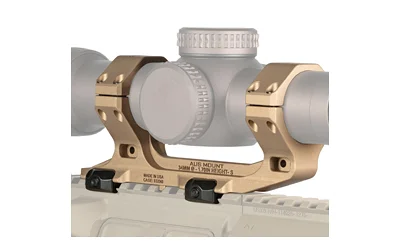 REPTILIA AUS 34MM MOUNT 1.70 FDE, right-side view mounted on a rail with a scope