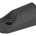 Reptilia SOCKET M-LOK QD POINT, black angled mount with circular socket, three-quarter view