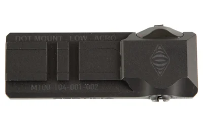 REPTILIA DOT MNT LOW MPS/ACRO black low-profile optic mount in angled top view
