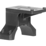 REPTILIA ROF-90 35MM RMR black offset optic mount with flat top plate in angled view