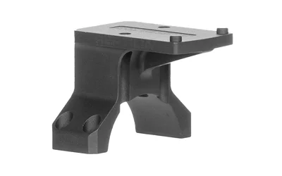 REPTILIA ROF-90 35MM RMR black offset optic mount with flat top plate in angled view