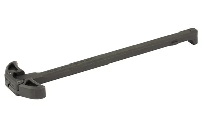 primary-18935 REPTILIA PULLER AR10 CHRG HNDL BLK, black top view with long shaft and hooked end