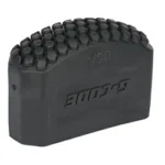 G-CODE FIREBASE 2 PACK BLACK, black angled view with textured rounded tops and embossed logo
