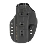 G-CODE PRIME CARRY FOR GLOCK 17/47, black holster front view with mounting holes