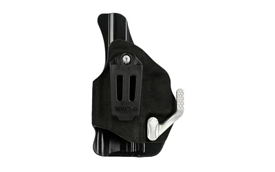 G-CODE PHENOM COMMANDO P365X MACRO, black holster rear view with belt clip