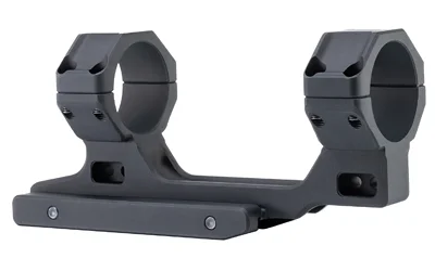 REARDEN ARGOS 30MM 1.74 BLACK black dual-ring scope mount, angled side view