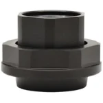 REARDEN ATLAS CHARLIE XL NITRIDE black adapter, angled front view with hexagonal center