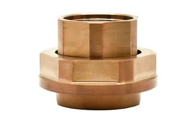primary-18974 REARDEN ATLAS CHARLIE XL HEAT TREAT bronze angled view with threaded opening and hex flats