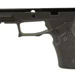 SHARPS TAURUS GX4 CRRY GRP black and wenge grip module, left-side view with textured grip