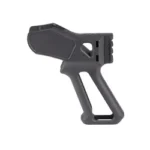 SHARPS CVA PISTOL GRIP 1913 BLK black pistol grip, left-side view with open lower section