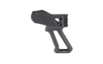 SHARPS CVA PISTOL GRIP 1913 BLK black pistol grip, left-side view with open lower section