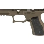 SHARPS SPGFLD ECH CMPCT GRIP BLK/BRZ bronze grip module, left-side view with black grip panel